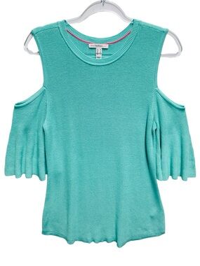 Liquid Cotton Rayon Rib Knit Sweater Top